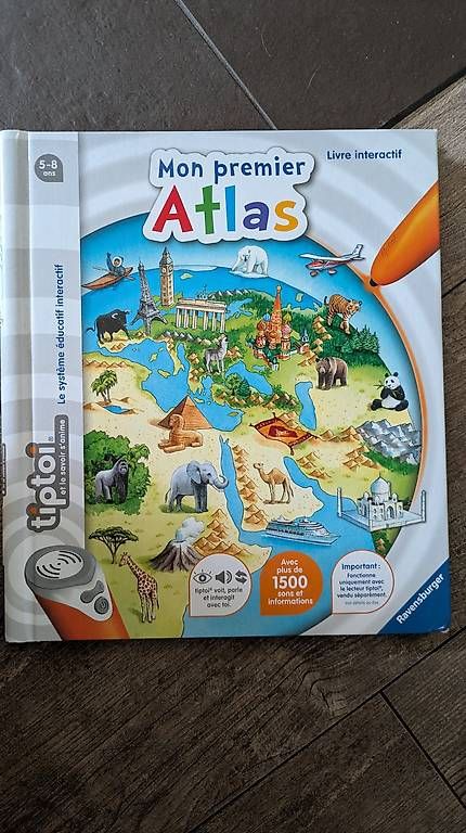Tiptoi Giochi: Tiptoi Mon premier atlas + globe terrestre – Usato da Vinelz venduto da rav_h9zs