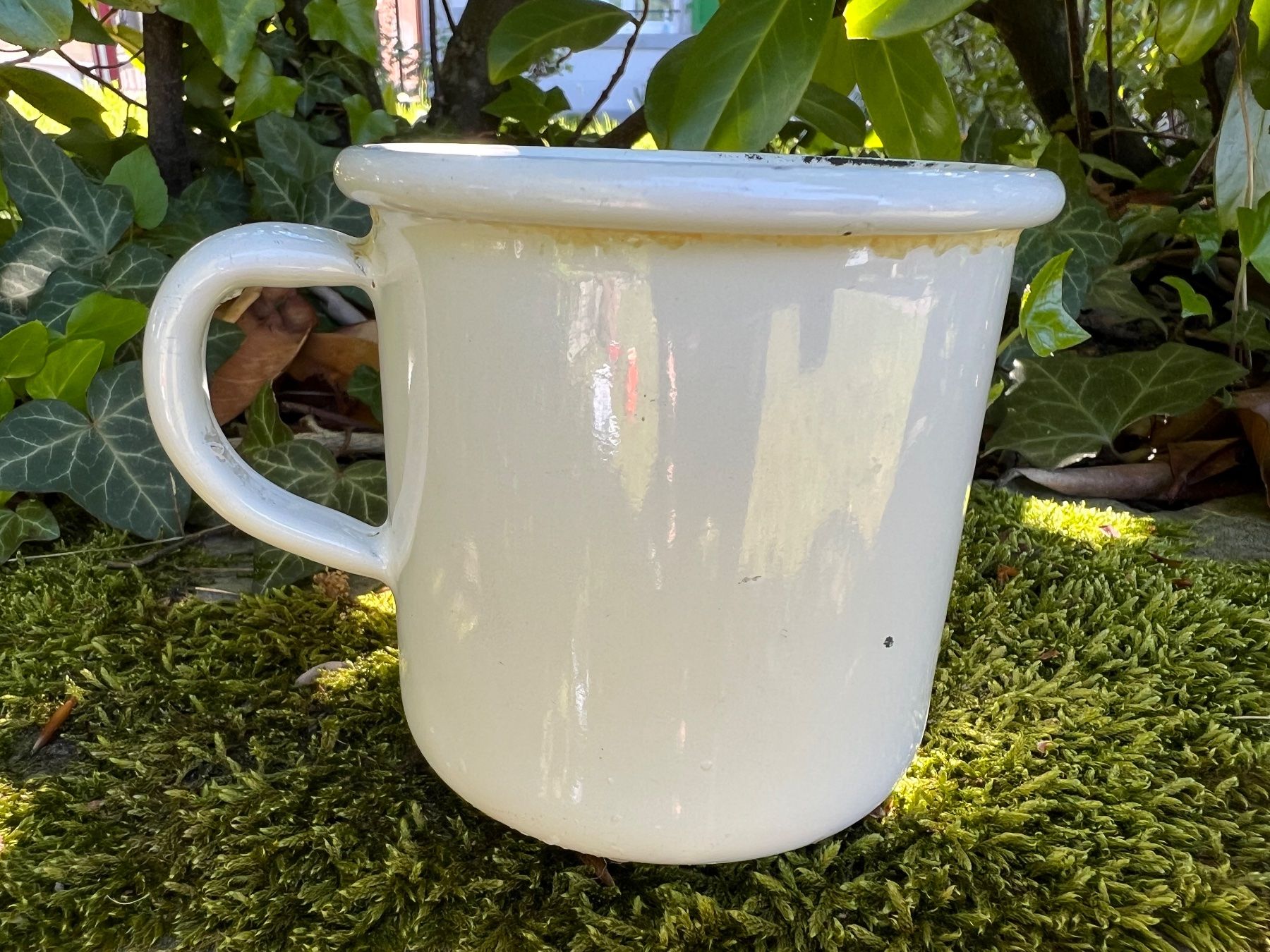 Tassen: Vintage Tasse - Emaille - Shabby – Gebraucht aus Walzenhausen von Cerna007 5