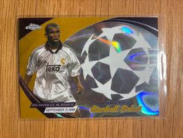 Topps Chrome Samuel Eto‘o Real Madrid Gold Lava
