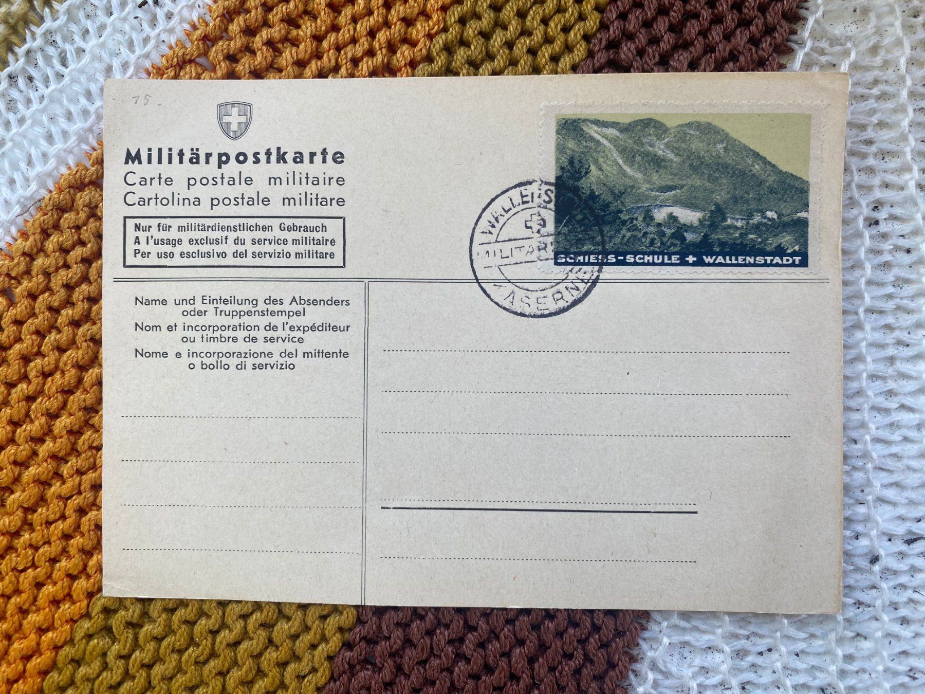 Tutti i francobolli: PK Soldatenbriefmarke IX – Usato da Langendorf venduto da Antik-Samariter