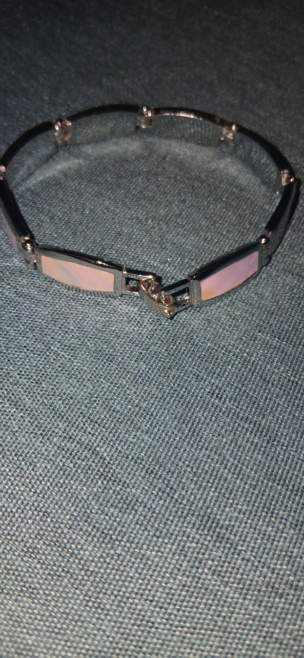 Bracciali & Braccialetti: Armband mit pinken Steinen – Usato da Bettingen venduto da z_nina11 2