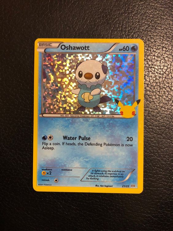 Oshawott Holo 21/25 25th anniversary McDonald’s Ab 1 Kaufen auf Ricardo