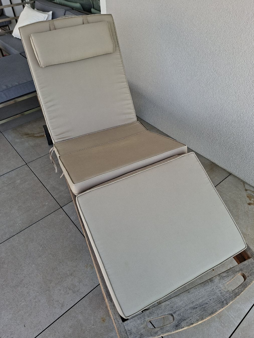 Sedie a sdraio: Teak Sonnenliege Liegestuhl – Usato da Weggis venduto da Fairpays 1