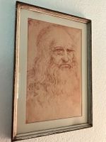 Kunstdruck Leonardo da VinciSelbstportrait ca. 45 x 32cm