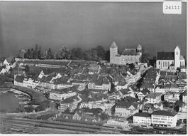 Flugaufnahme Rapperswil SG - Bahnhof