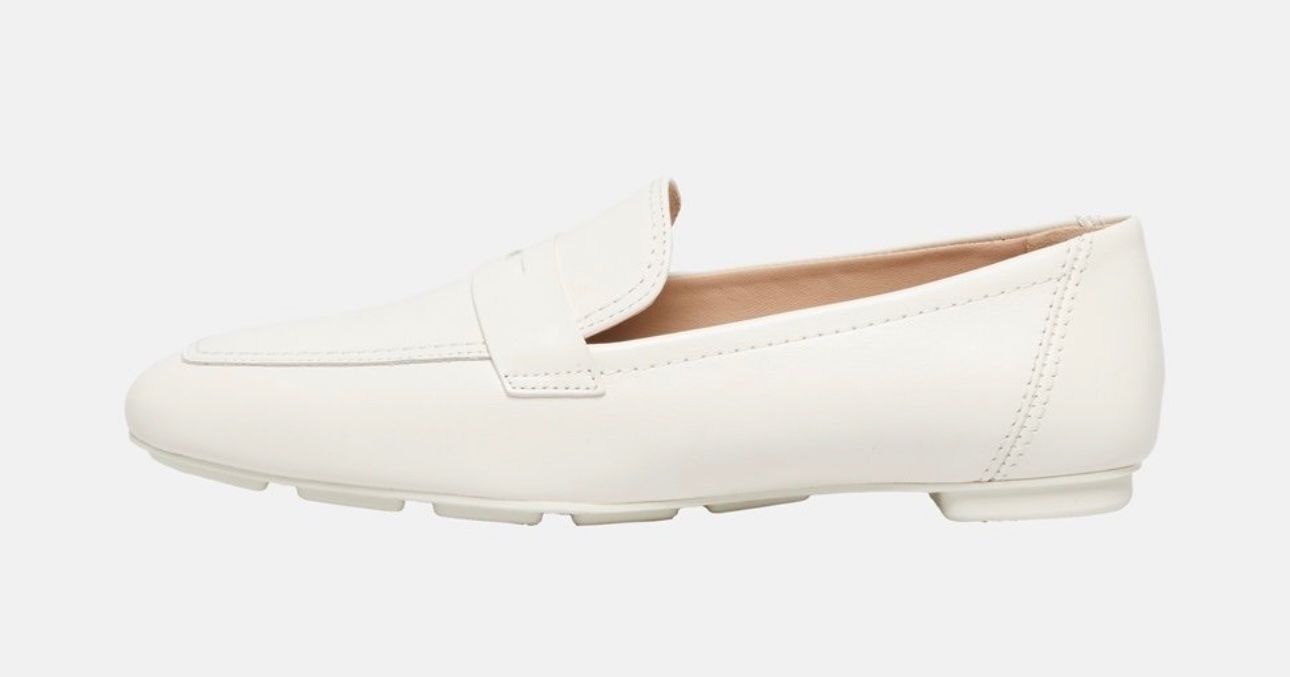 Stuart Weitzman Damenschuhe: STUART WEITZMAN Loafer Halbschuh Leder Gr. 39 Creme NEU – Neu und originalverpackt aus Suhr von 1stclass 3