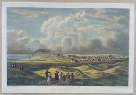 Norderney / ostfriesische Insel (I) - Stahlstich, um 1850