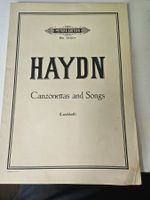 Haydn: Canzonettas and Songs, Peters Edition No. 1351a