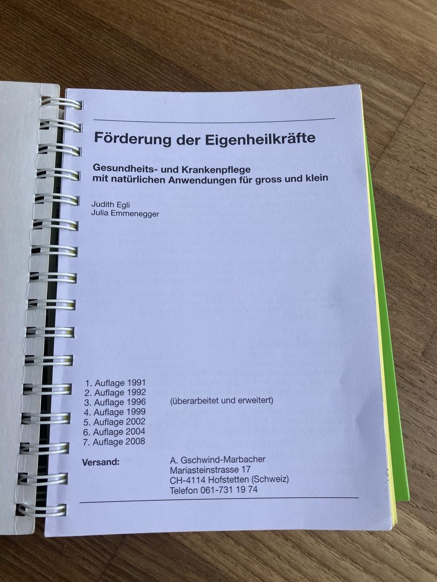 Libri: Förderung der Eigenheilkräfte – Usato da Luzern venduto da Aldabema 1