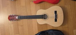 Kinder Akustik + E- Gitarre + Verstärker + Tasche