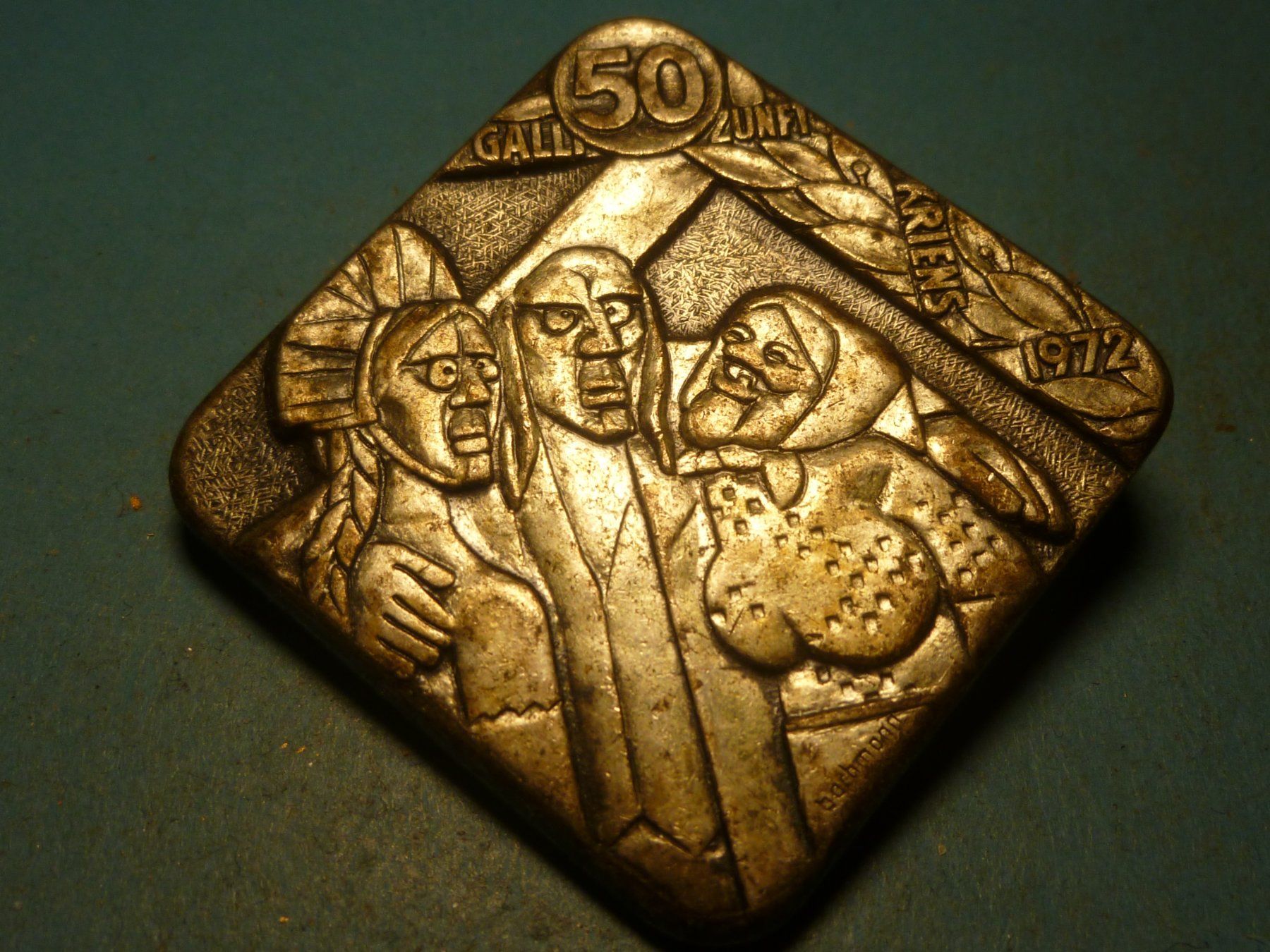 Plaketten & Abzeichen: KRIENS 1972 SILBER – Gebraucht aus Ried (Muotathal) von Mandarin02