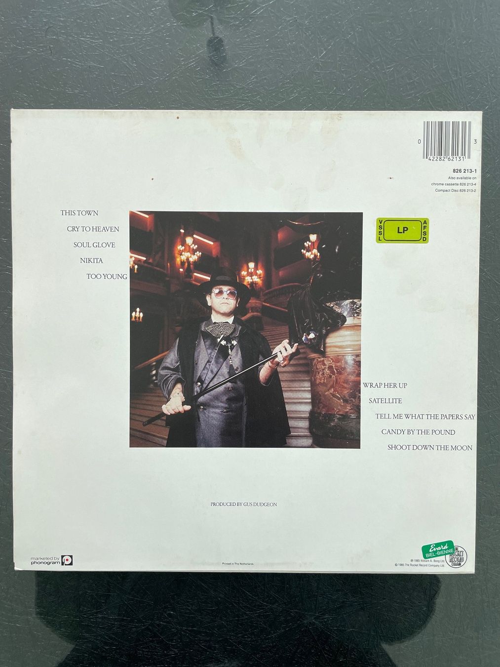 Dischi in vinile: Elton John LP - Ice on Fire, 1985 – Usato da Sutz venduto da fx05 1