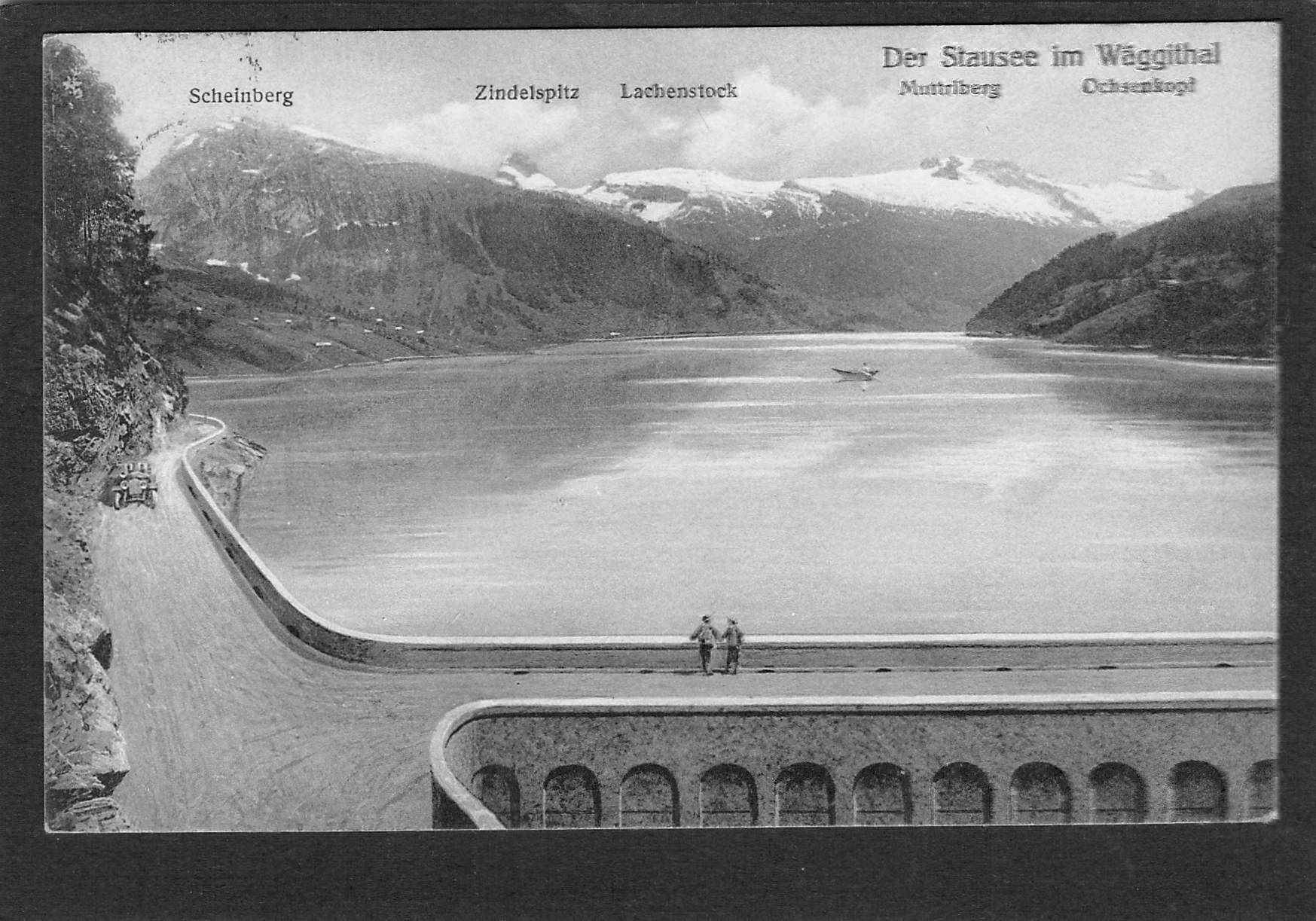 Cartoline postali: AK.SZ Wäggithal,Stausee , 1923 – Usato da Reichenburg venduto da Pipo-67