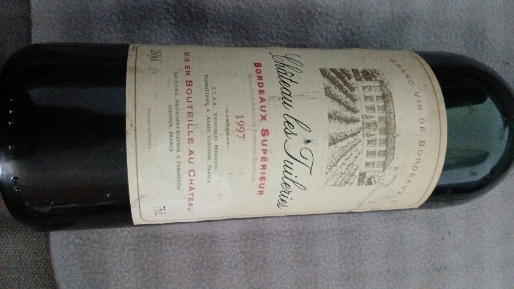 Château les Tuileries Bordeaux Supérieur 1997 Rarität! (Neu