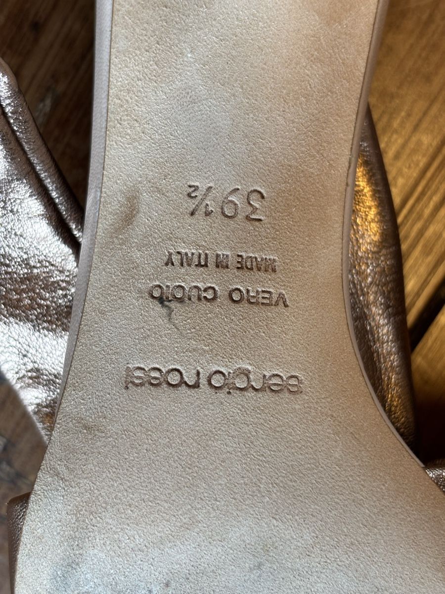 Sergio Rossi Damenschuhe: Sandales Sergio Rossi Bronze 39.5 – Gebraucht aus Dotzigen von SecondHandGems 8