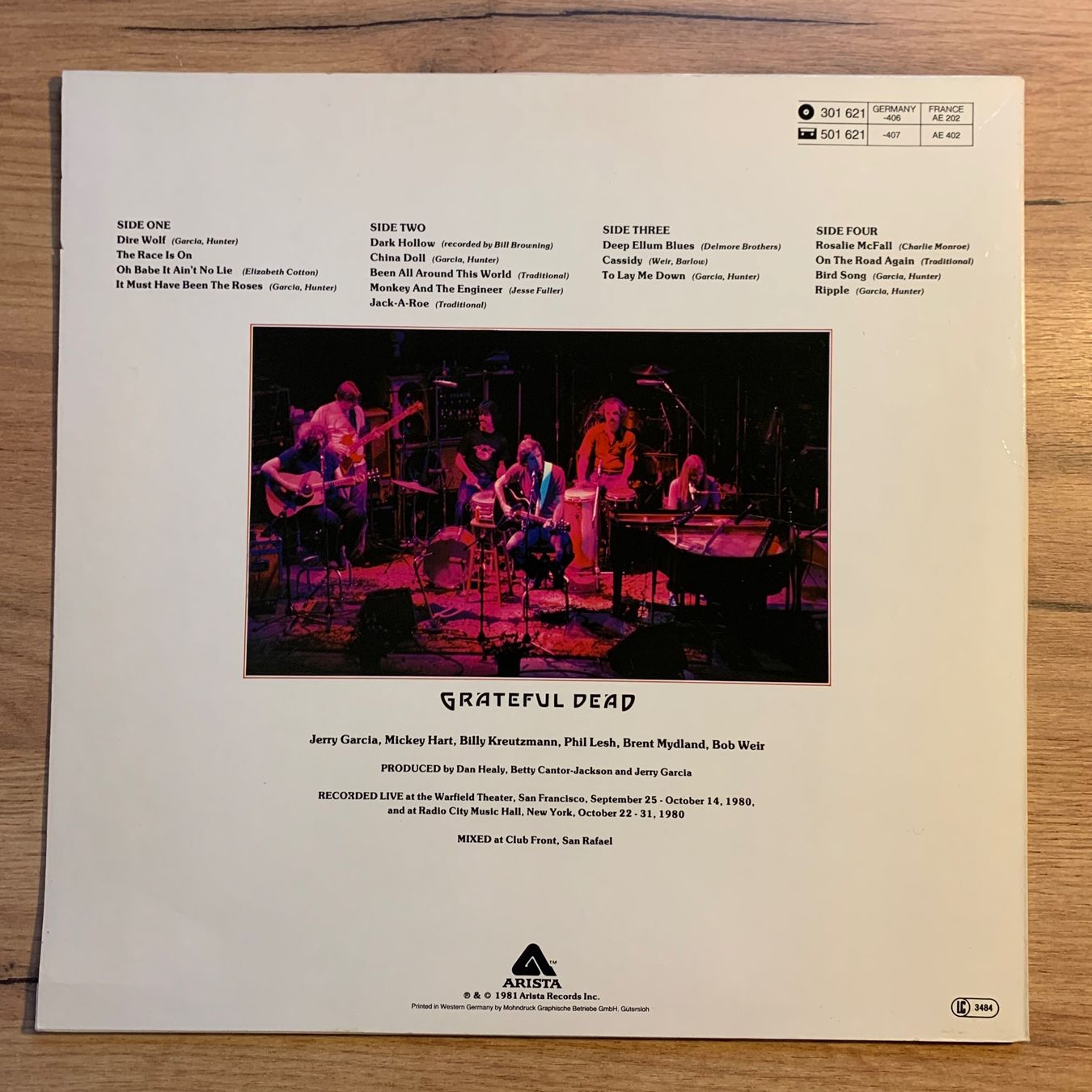 Schallplatten: GRATEFUL DEAD - RECKONING...OG FR 1981...EX/EX – Gebraucht aus Gals von Diskopatshop 3