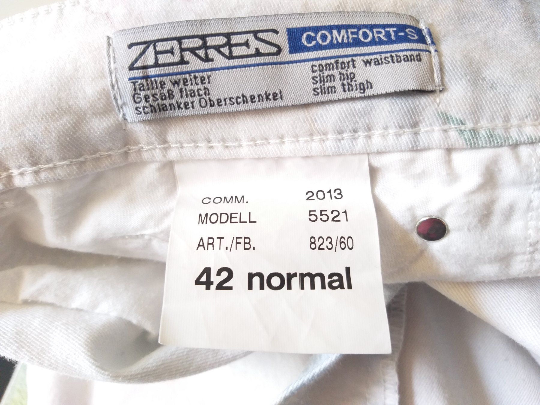 Jeans: ZERRES Jeans taille / Grosse 42 COMFORT-S – Usato da Cossonay-ville venduto da Super-Price-Quality 9