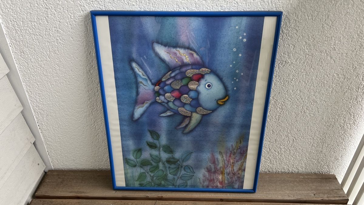 Foto & Immagini: Kinderzimmer Bild, Regenbogenfisch – Usato da Seuzach venduto da Biter