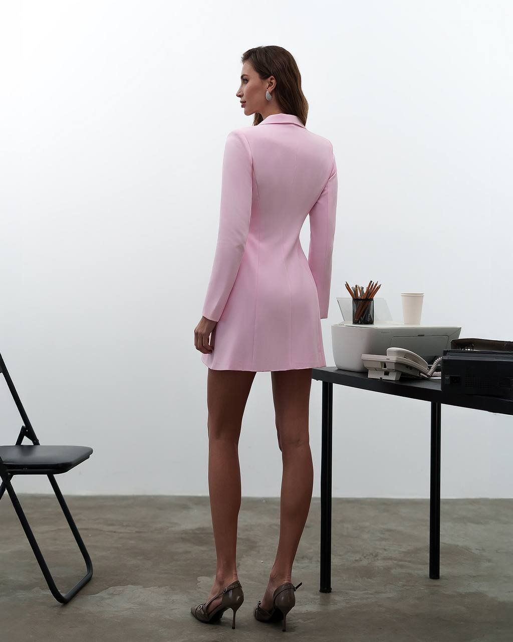 Vestiti: Rosa Long Blazer Jacket Dress Size: L New – Nuovo e nell'imballaggio originale da Zürich venduto da Ms.Me-Fashion 7
