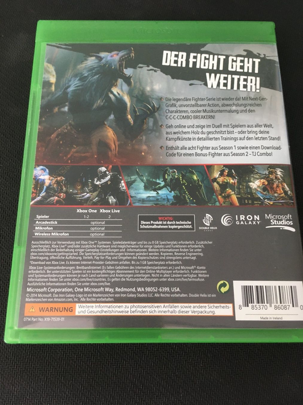 Microsoft Giochi: Killer Instinct für Xbox One – Usato da St.Gallen venduto da MedienJoe 1