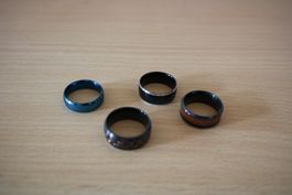 Verschiedene Herrenringe Ring Set 4 Stück Schmuck