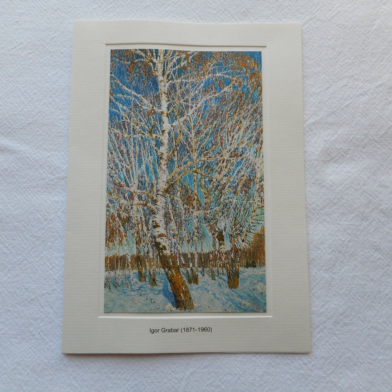 Cartoline postali: Kunstkarte - Igor Grabar – Nuovo e nell'imballaggio originale da Niederlenz venduto da Berghem