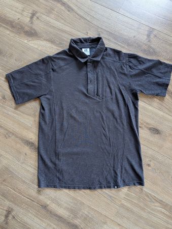 SALOMON - Polo Technique Gris Foncé, Parfait État. Taille XL
