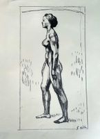 Ferdinand Hodler, Lithografie, Nachdruck 1963