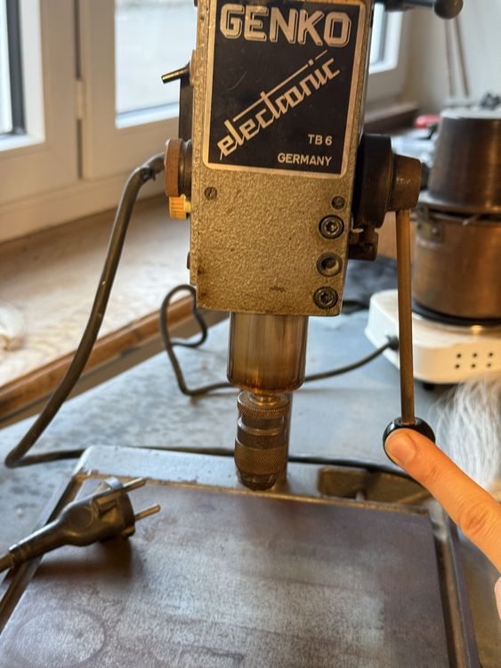 Genko TB6 Tischbohrmaschine, Bohrmaschine für Uhrmacher u. Ä (Gebraucht ...