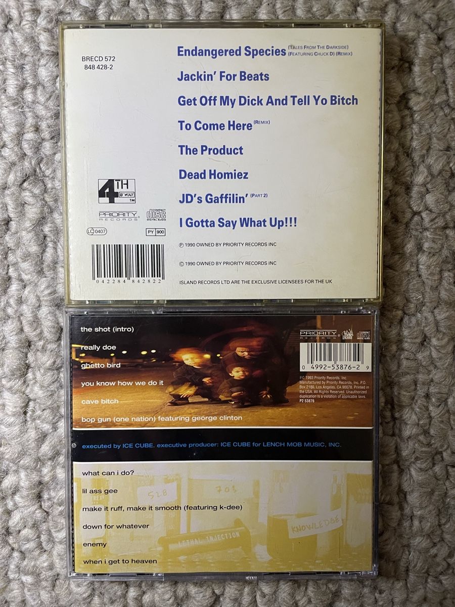 CDs: 2x Ice Cube (Kill at Will+Lethal Injection) – Gebraucht aus Reinach AG von trigger7811 1
