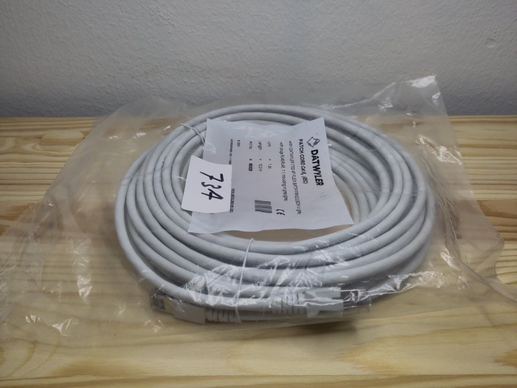 Dätwyler Cavi: Dätwyler Patchkabel Ethernet CAT 6a SFTP 10 m Halogenfrei – Usato da Zug venduto da RepTCG 2