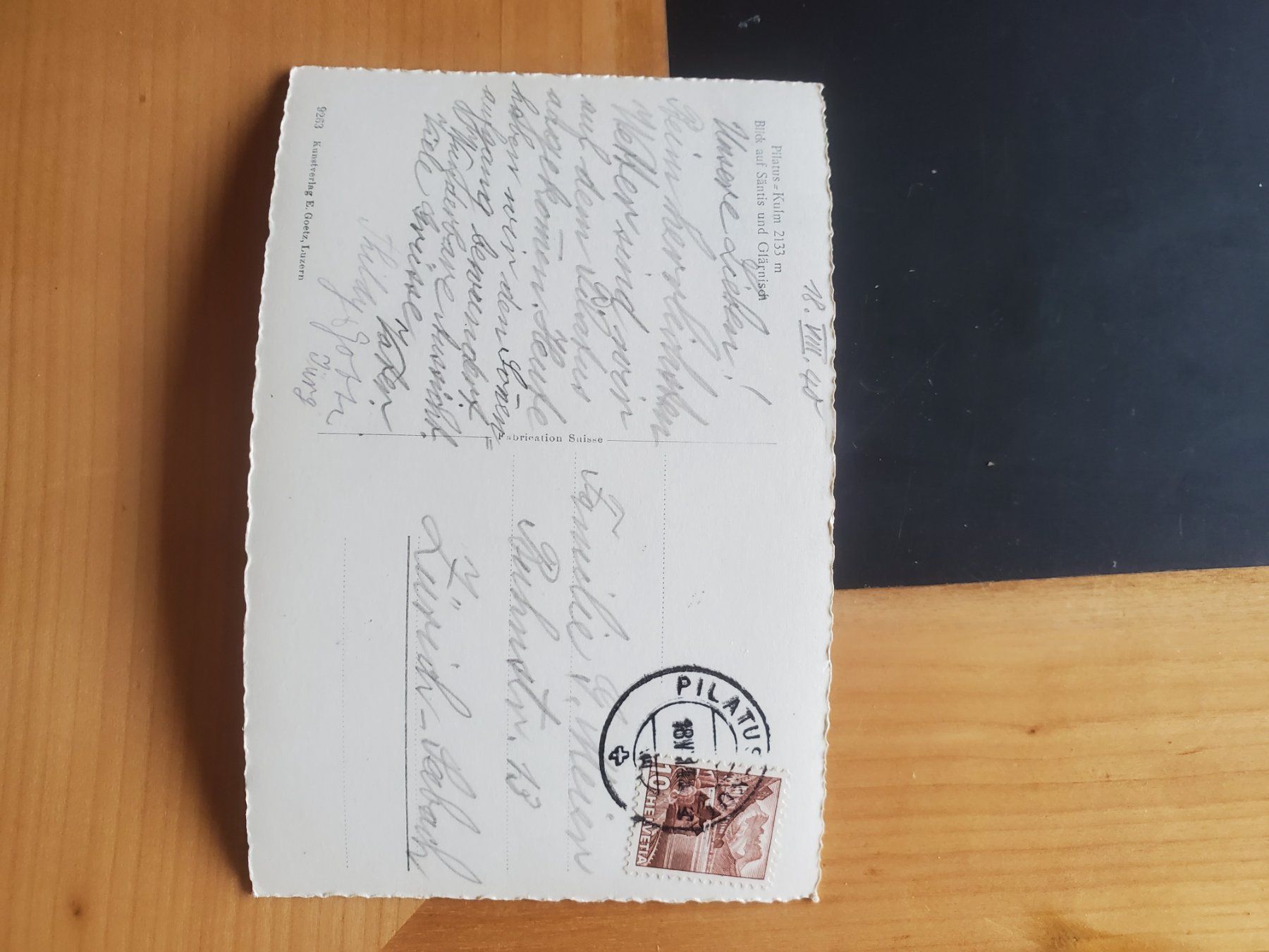 Cartoline postali: Pilatus-Kulm – Usato da Appenzell-Steinegg venduto da lichs 1