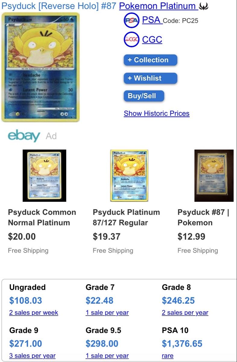 Pokémon Carte collezionabili: Enton Reverse Holo 87 - DE – Usato da Zürich venduto da LJF 3