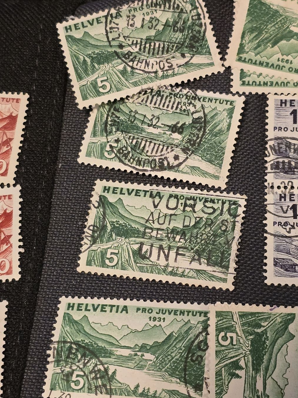 Tutti i francobolli: 1931 Pro Juventute Briefmarken Sammlung – Usato da Baden venduto da swiss-alps 4