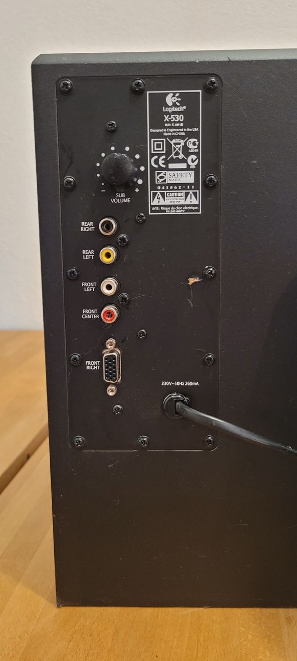 Logitech Lautsprecher: Logitech X530 Surroundsystem 5.1 – Gebraucht aus Andelfingen von lin_266d 1