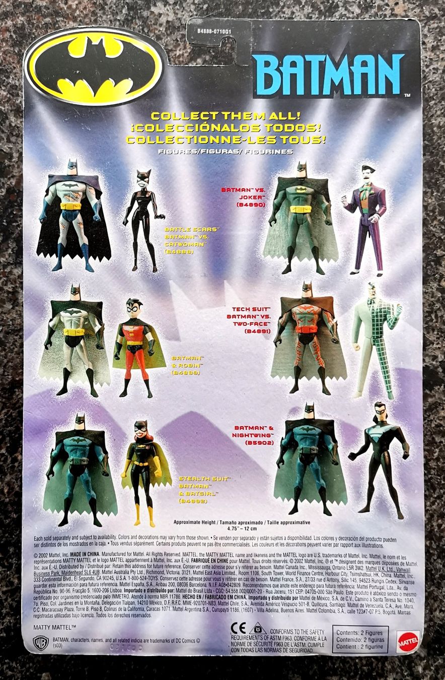 Figuren: Batman vs. Joker 2002 Vintage Action Figur Doppelpack Mattel – Neu und originalverpackt aus Rorschach von Actionvintage789 1