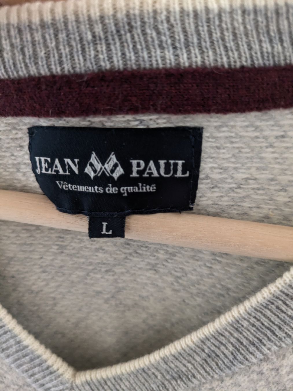 Maglioni & Felpe: Jean Paul Strickpullover, Grau, Grösse L, 80% Wolle – Usato da Rorschach venduto da joh_v2y2 2