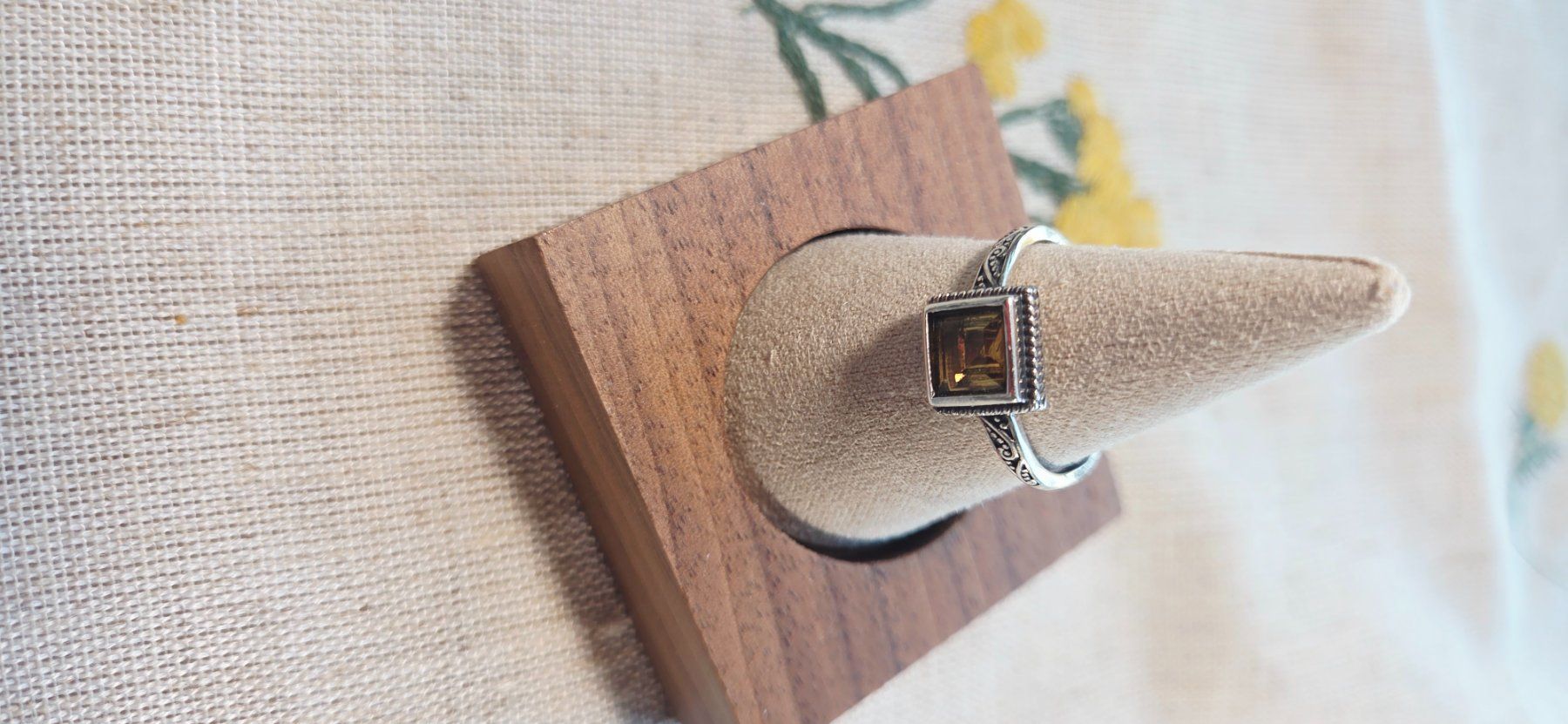 Anelli: NEW - S925 Citrine Ring (Adjustable) – Nuovo (secondo la descrizione) da Zürich venduto da cin_wcf6 5