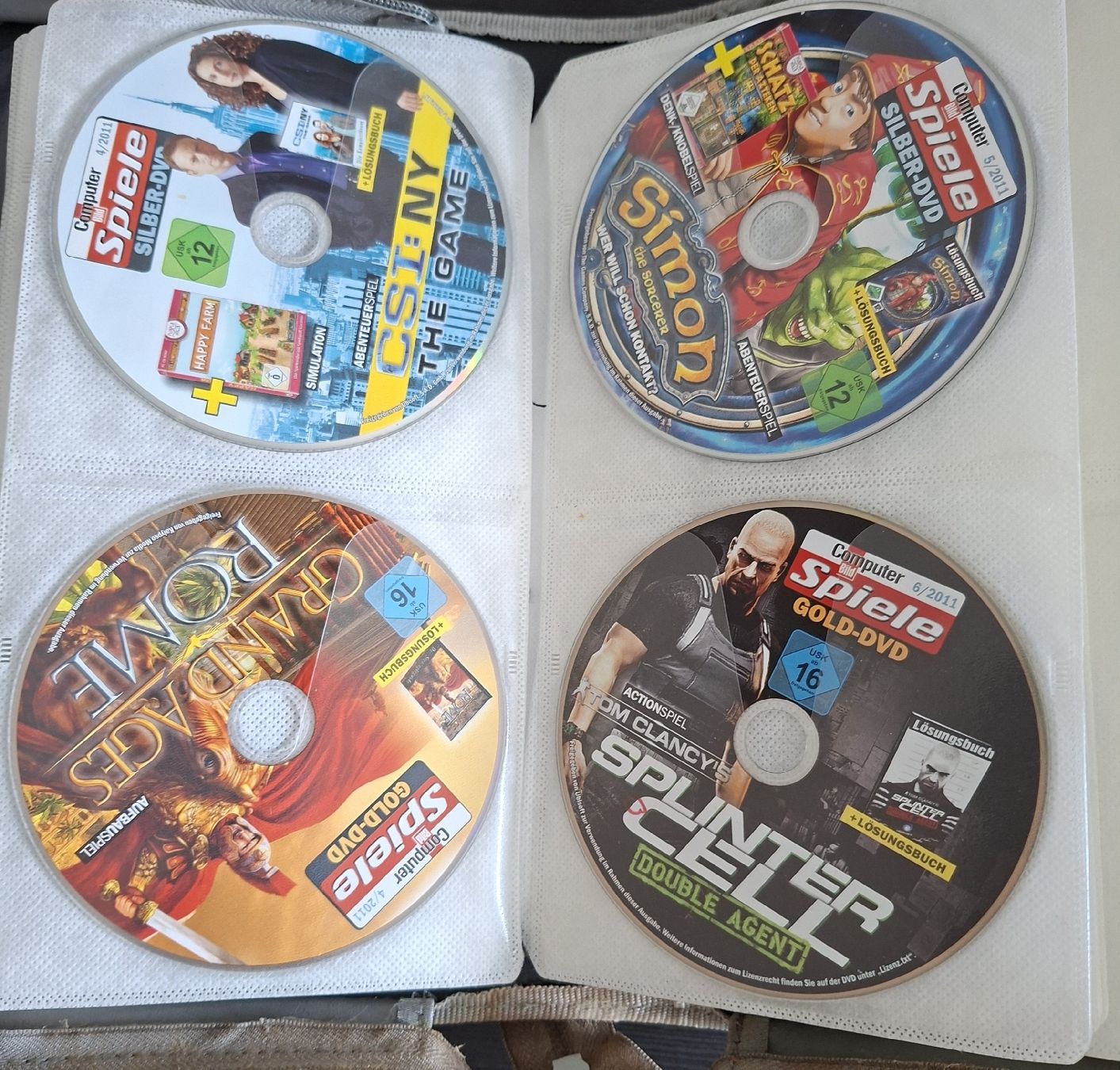 CD & DVD vergini: ComputerBild Spiele CD's Sammlung – Usato da Schafisheim venduto da piiep_17 5