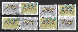 Z42 - Z45 Serie 4 Werte Vollstempel St. Gallen 29.11.1993