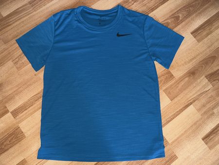 Nike Dri-FIT Shirt, blau, Gr. M einf. Brustweite 51 cm