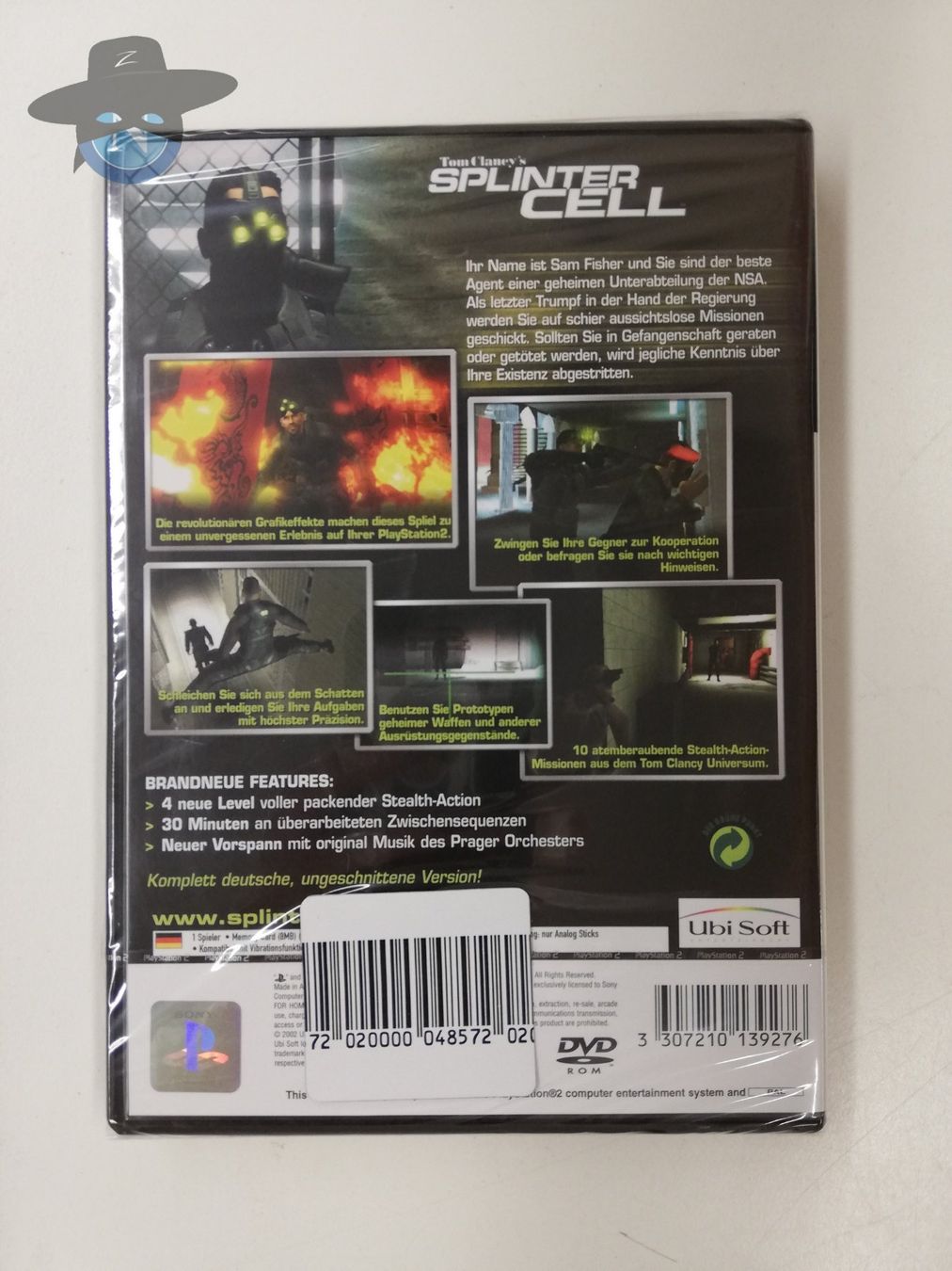 Sony Giochi: Splinter Cell - Tom Clancy / NEU - sealed / PS2 – Nuovo (secondo la descrizione) da St. Gallen venduto da zorro_dc 1