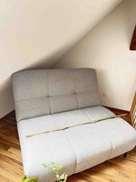 Einsitzer Sofa Couch grau guter Zustand