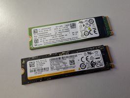 Samsung SSD 1TB / 1000 GB und SK Hynix SSD 256 GB