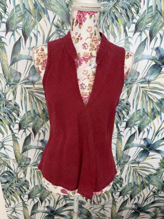 Top Oberteil kurze Tunika aus Hanf Stoff 🌸
