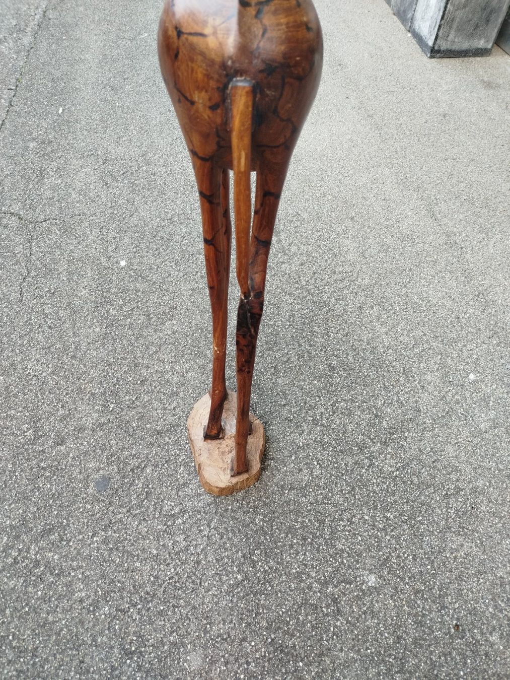 Sculture & Statue: Wunderschöne Holzgiraffe. (em15) – Usato da Künten venduto da Schnaepplihuus 3