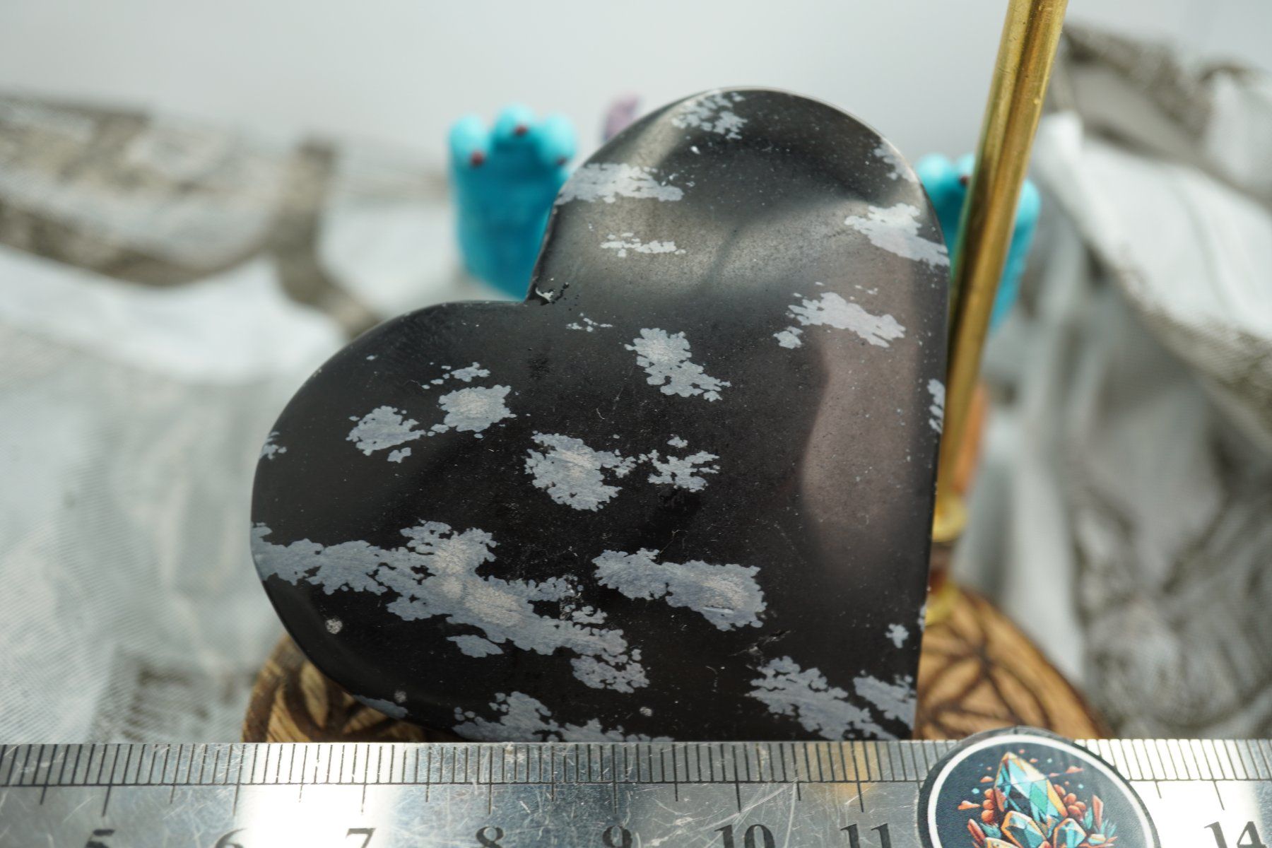 Minerali & Pietre curative: Schneeflocken Herz      7cm   Räumung  np28.- – Nuovo e nell'imballaggio originale da Eschenbach SG venduto da topstone 7
