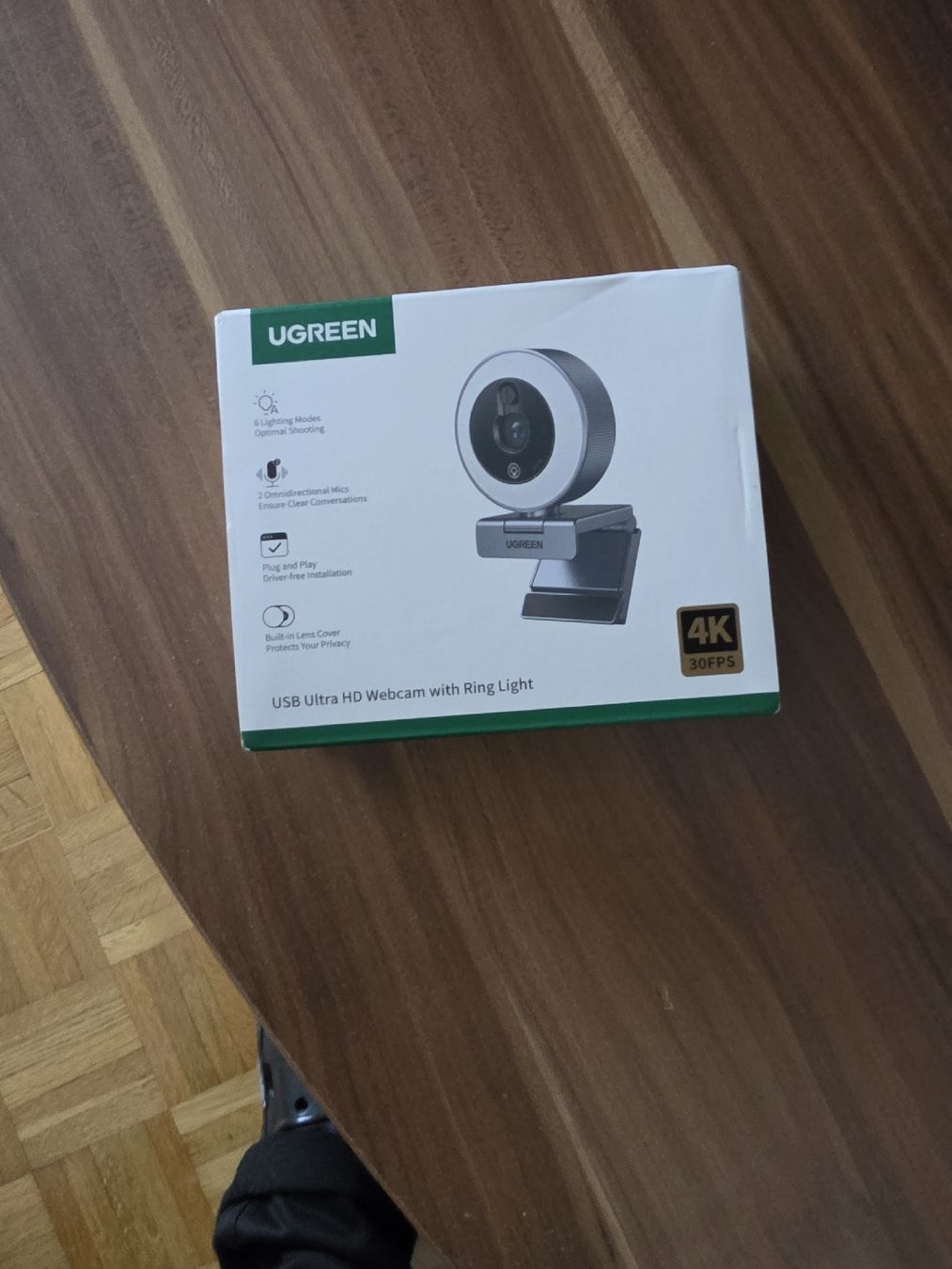 Webcams: Webcam Ugreen 4K avec éclairage LED état neuf – Neu und originalverpackt aus Lausanne von Jean1012
