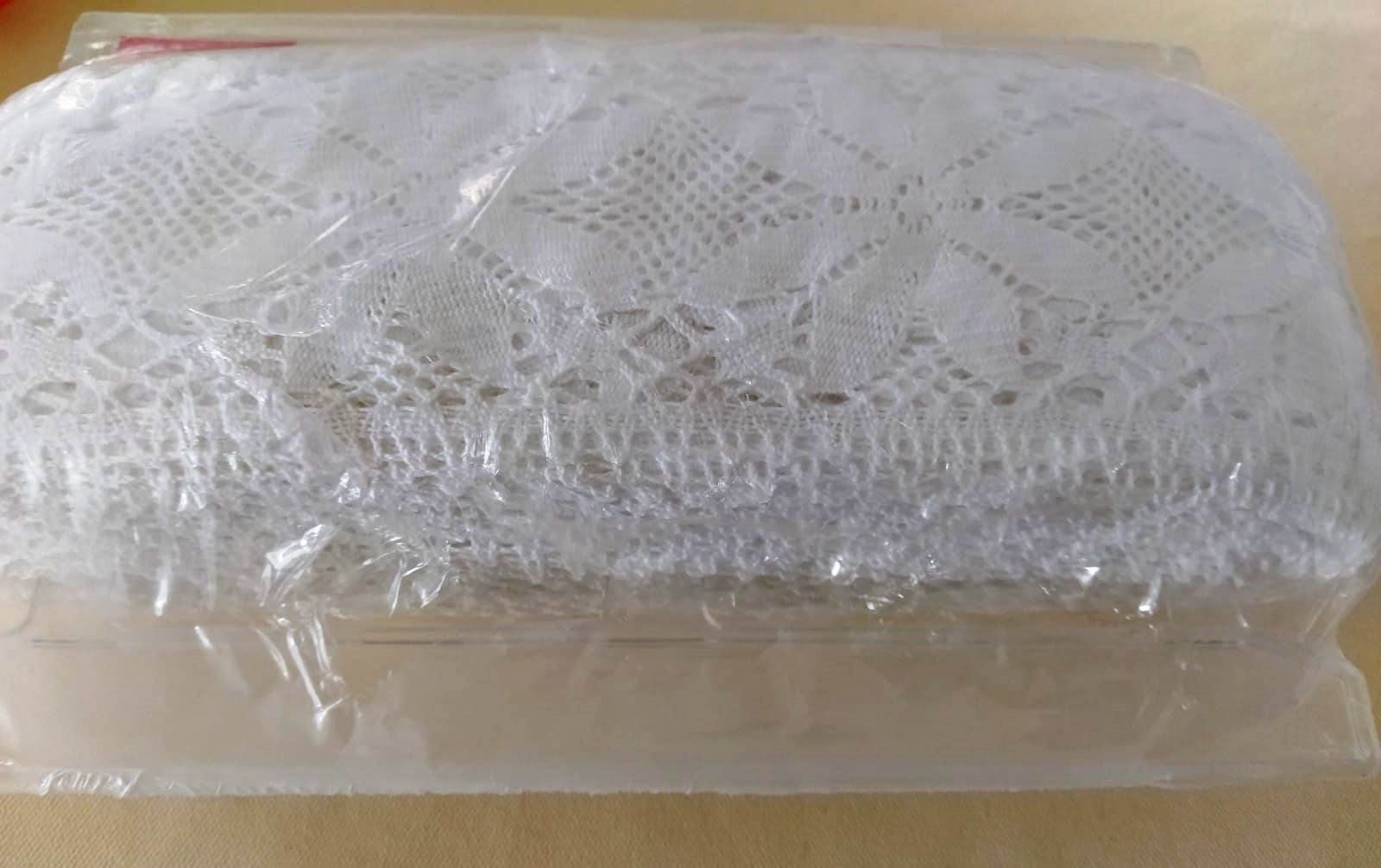 Tessuti: Tüllspitze Dentelle mécanique- 25 Meter - – Nuovo e nell'imballaggio originale da Zürich venduto da -italo- 3