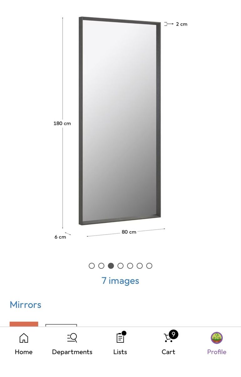 Miroirs: Kave full size mirror  – D'occasion à Zürich par AlineCr 1
